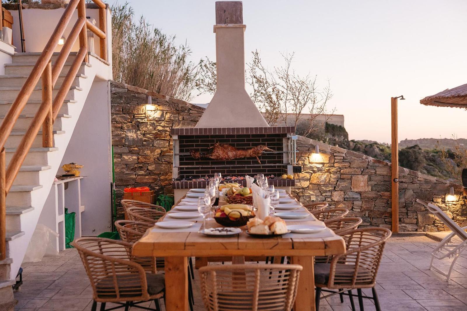 Villa Papa Glinado Naxos Екстериор снимка