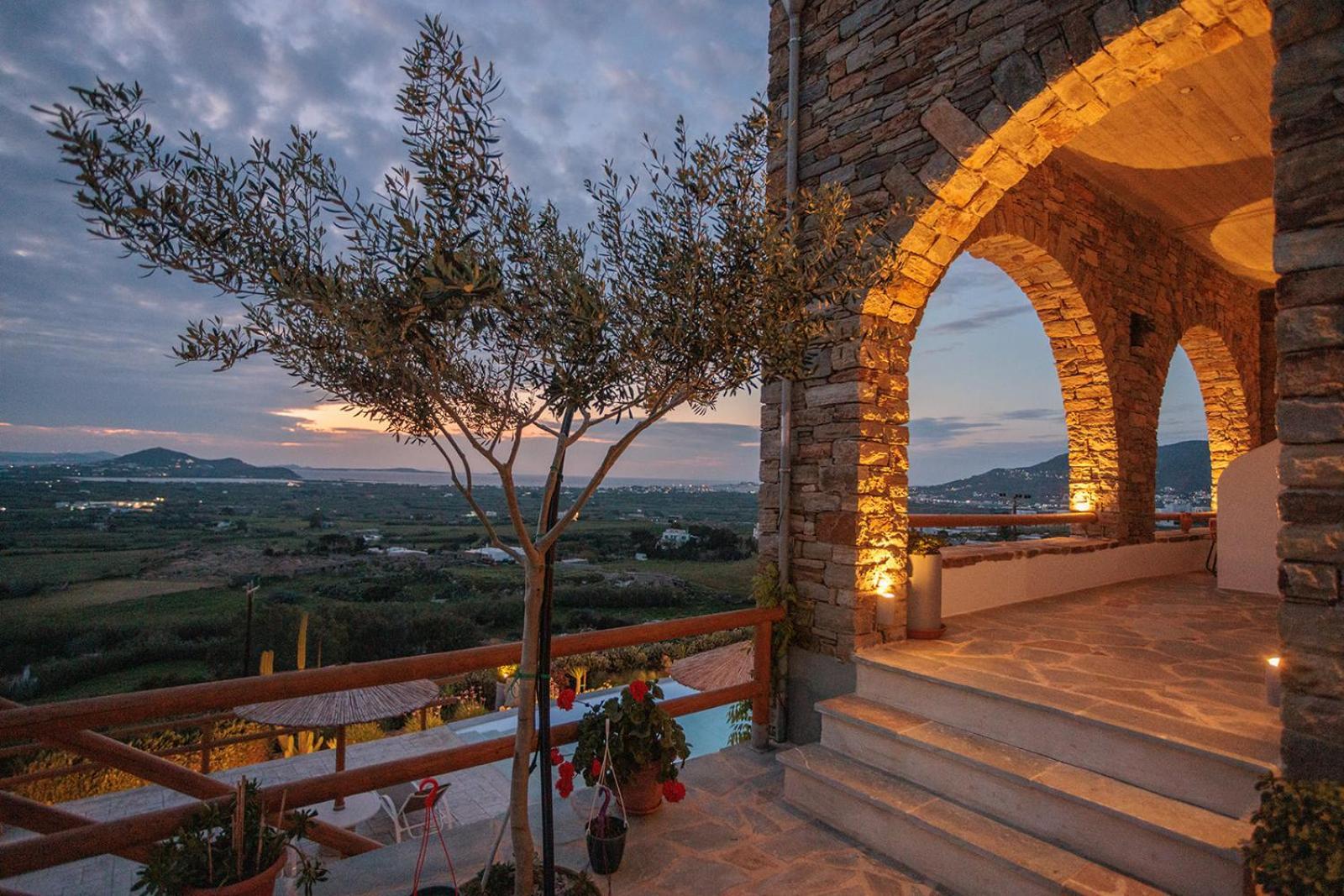 Villa Papa Glinado Naxos Екстериор снимка