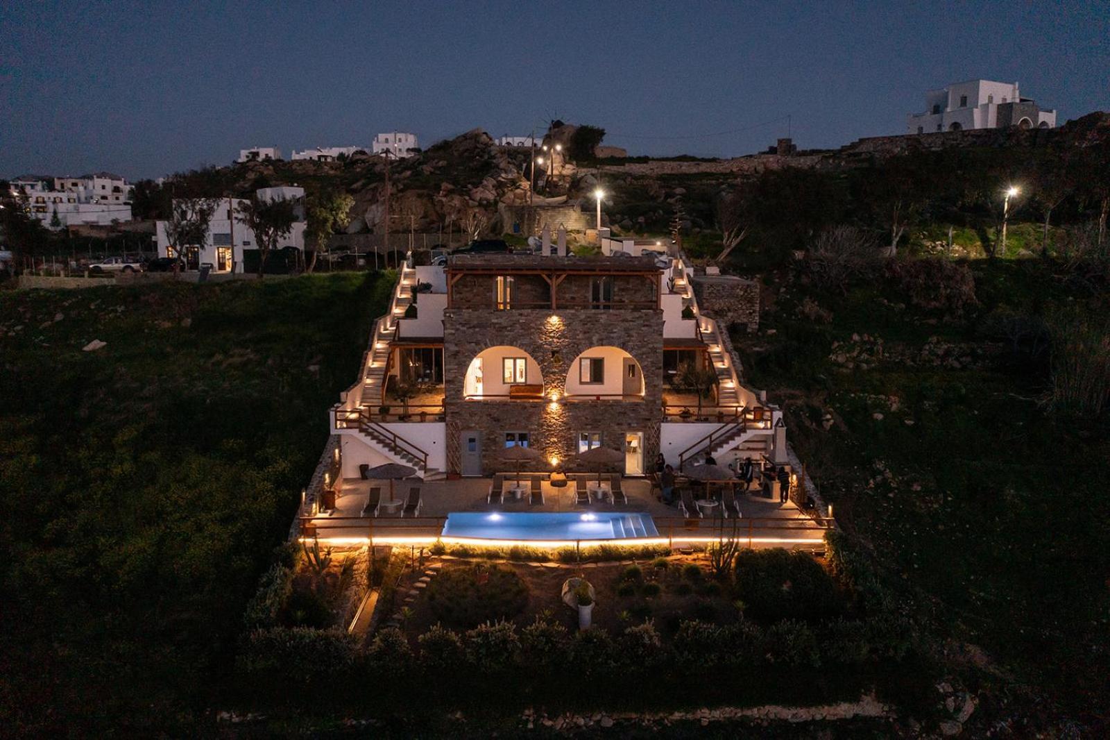 Villa Papa Glinado Naxos Екстериор снимка